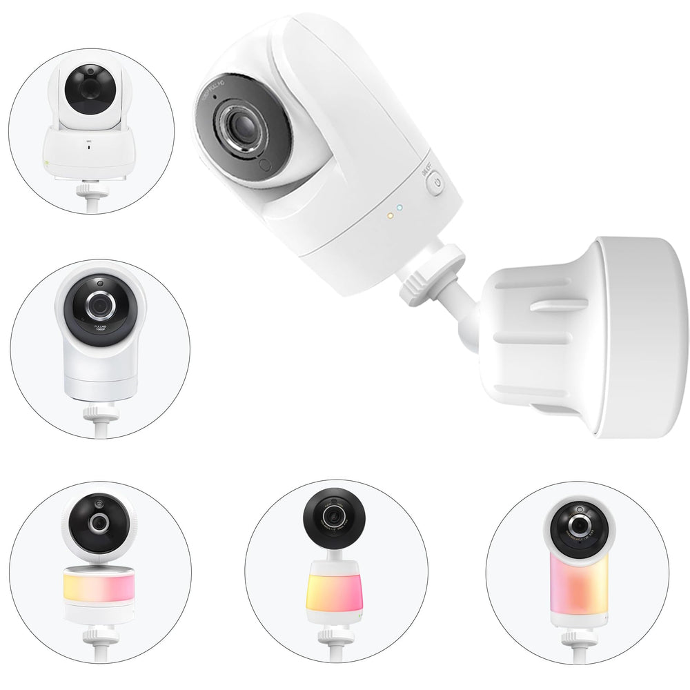 Derebir adjustable-view wall mount for flexible baby monitor positioning
