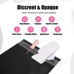 Dergik disposal bags with a self-adhesive seal for quick closure.