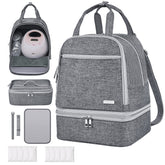 Derjunstar breast pump bag front view for discreet daily carry and easy access.