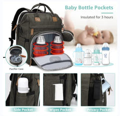 DERJUNSTAR changing station converts easily with a washable pad for on-the-go changes.
