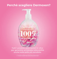 DERMOXEN PRONEEM packaging box highlighting Italian-crafted feminine wash