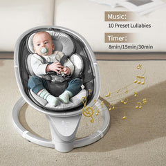 Derson baby swing features ten lullabies for soothing melodies