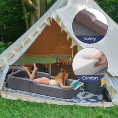 Derson Toddler Travel Bed dimensions for sofa and bed configurations
