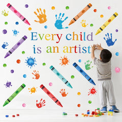 DESERT CAMEL polka dots and paint splatters brighten playrooms.