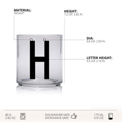 Design Letters Tritan kids sippy cup with a handle improves grip for self-feeding.