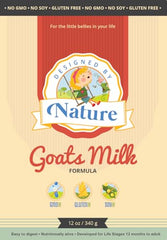 Designed by Nature Goat Milk Formula toddler bottle ready-to-serve for gentle feeding.