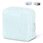 Desing Wish cloud-pattern period bag conceals pads for discreet use.