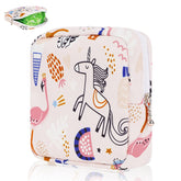 Desing Wish sanitary pad storage bag provides discreet privacy on the go.