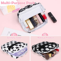 Desing Wish period bag pouch compact size demonstrates discreet purse fit for teens.
