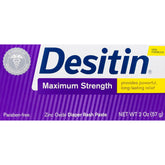 Desitin diaper rash original ointment 2oz packaging highlights portability for on-the-go protection