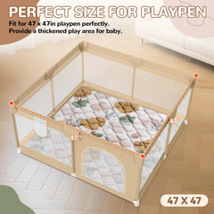dessports boho pattern play mat adds visual stimulation for curious babies