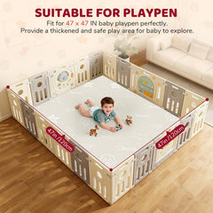dessports 1.2-inch foam cushion highlights soft tummy time for babies