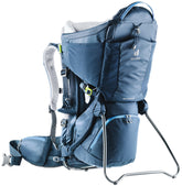 Deuter Kid Comfort carrier with back ventilation keeps parent cooler on hikes.