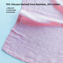 DEZIGKA swaddle in neutral pink color for nursery styling
