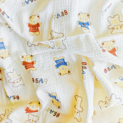 DEZIGKA muslin swaddle blanket secure swaddle encourages gentle soothing for calm naps.