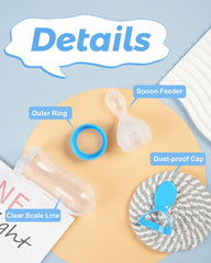DF DUALFERV red squeeze spoon with leak-proof cap ready for meals