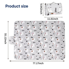 DFHY lightweight foldable mat with carry bag for travel