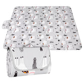DFHY outdoor picnic blanket folded for easy transport