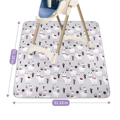 DFHY wipeable surface for quick mess cleanup and long-term use.