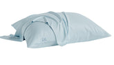 Dheeraj Beddings toddler pillow cover in light blue, ultra-soft Egyptian cotton for comfortable sleep