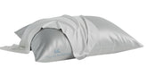 Dheeraj Beddings toddler travel pillow case in silver grey 12x16 with two-pack offer