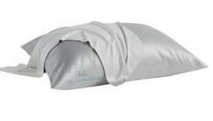 Dheeraj Beddings toddler travel pillow case in silver grey 12x16 with two-pack offer