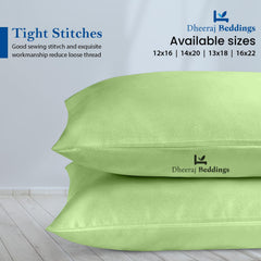 Dheeraj Beddings zipper-closure pillow case keeps pillows clean and secure during travel.