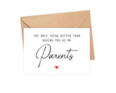 DiandDesignGift pregnancy announcement card front cover with premium feel for heartfelt news.