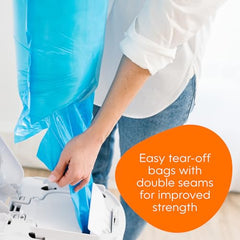 Refill holds up to 846 newborn diapers for fewer trips outside.