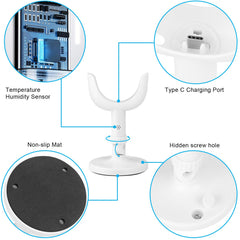 Didalo Flex charging port keeps Nanit Pro powered via Type-C connection.