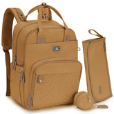 Dikaslon diaper bag backpack with changing pad for quick on-the-go changes