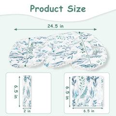 DILIMI 25x13 inch cushion fits most car seats and strollers.