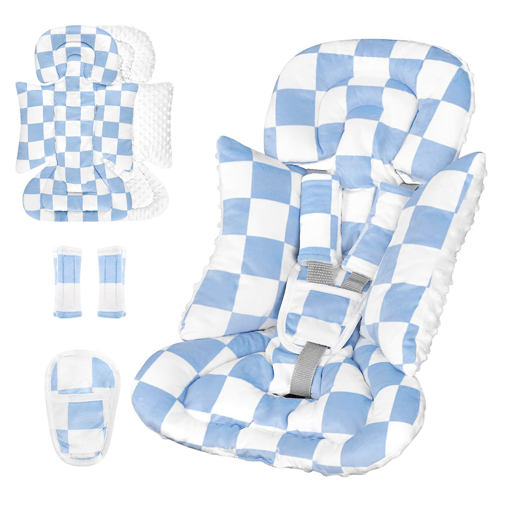 DILIMI infant insert with full-body support keeps newborns snug and properly aligned during car rides.