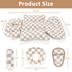 DILIMI strap covers protect shoulders during car seat adjustments.