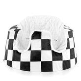 DILIMI Minky seat cover on a Bumbo chair protects the surface from scratches