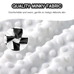 DILIMI Minky seat cover with three harness slots