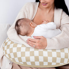 DILIMI pillow cover fits standard Boppy pillows to keep clean.