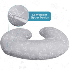 DILIMI pillow cover with invisible zipper for baby-safe removal