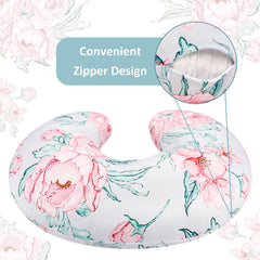 DILIMI nursing pillow cover removable slipcover simplifies cleaning after feeding.