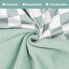 DILIMI nursing pillow cover reversible green side, two textures for year-round comfort.