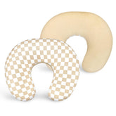 DILIMI nursing pillow cover in soft-stretchy fabric for comfortable feeding.