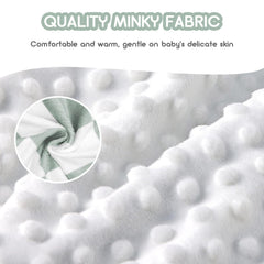 DILIMI ultra-soft Minky fabric adds warmth for baby comfort.