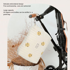 Dilwe Diaper Bag Organizing Pouch cotton material soft and durable