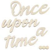 Dimeho Once Upon a Time wall sign for nursery decor and reading nook.