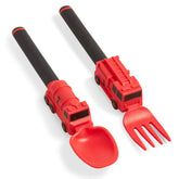 Dinneractive firefighter fire truck fork invites playful meals for kids