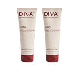 DIVA Wash 2-pack bundle closeup emphasizing gentle, plant-based cleansing for cups.