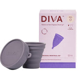 DIVA Cup Model 0 slim-canal design for comfortable wear and insertion.