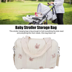 Diydeg small diaper bag side pocket for quick access on outings.