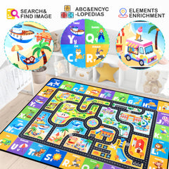 Diysani underwater adventure rug features vibrant sea scenes for storytelling.