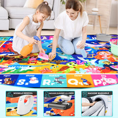 Diysani Sea Animals Play Rug supports early vocabulary with marine scenes.